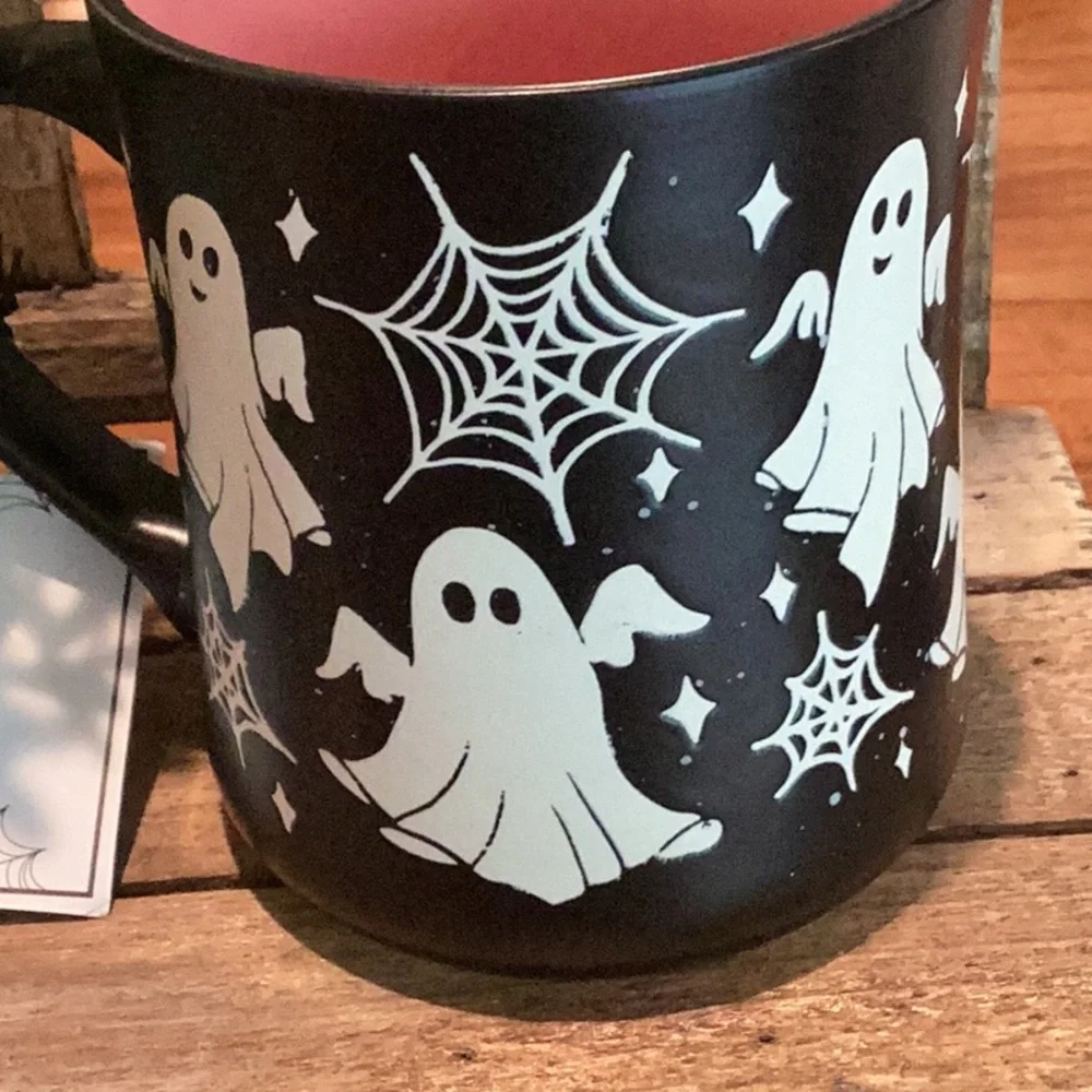 Cobwebs & Cauldrons LET’S BOO-GIE Halloween Mug